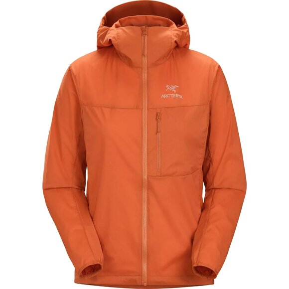 NWT Arc'teryx Women's Squamish Hoody Jacket in Fika Burnt Orange L - Picture 1 of 7